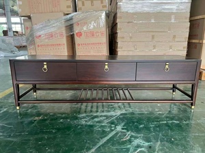 宜华木业唐人街系列新中式整装地柜电视柜