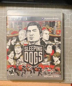 ps3游戏热血无赖，sleeping dog.英文版。盒说全