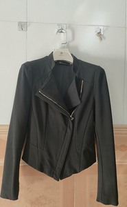百丝34码黑色西装服外套小码，厚实版型很正显瘦不退换