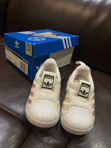 三叶草阿迪达斯学步鞋婴儿贝壳头adidas