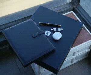 小米全新礼盒：蓝牙耳机，活页笔记本，钢笔式签字笔（送一个全新