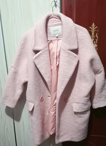 全新，拉贝缇专柜，中长款，冬季妮子外套偏厚，/浅藕粉色小号1