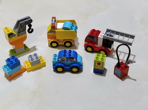 乐高LEGO 大颗粒得宝系列10816我的第一组汽车与卡车套