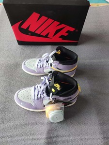 全新Air Jordan 1 AJ1 乔1 紫罗兰拉链 高帮