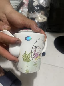 景德镇玉风窑手绘茶壶，无磕碰，成色很好