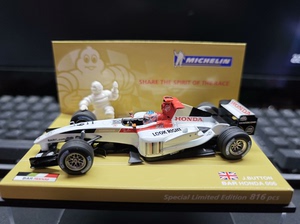 迷你切F1模型 006 英美车队 巴顿 2004赛季