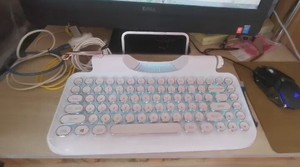 巴洛克天使复古机械键盘 打字机 蒸汽朋克 樱…