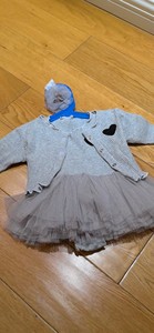 百天婴儿小裙子，尺码3M，送头花，很漂亮舒服，图上宝宝百天拍