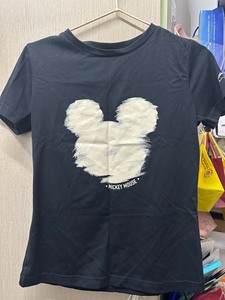 李宁短袖女夏季迪士尼联名旗舰官网印花白色T恤修身半袖运动体恤