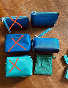 【全新】专柜满赠海蓝之谜化妆包收纳包手拿包