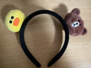 Line Friends 可妮兔布朗熊莎莉鸡头箍 Line发