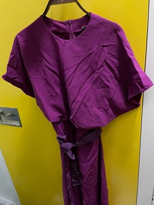 Valentino 紫色VLTN女士包胸连衣裙
