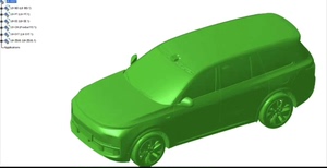 理想L9整车汽车扫描数据，总布置以及各零部件点云数模数据模型