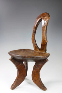 ♨️展品 19世纪末非洲埃塞俄比亚古拉格椅