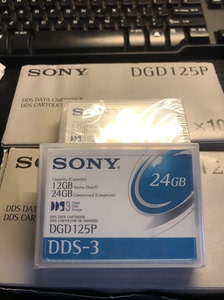 sony 索尼DDS3 dat磁带 DGD125P，日本制造