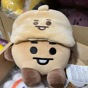 bt21韩国防弹少年团shooky饼干闵玧其玩偶眼罩玩偶可爱
