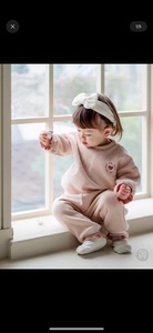 韩国婴儿加薄绒卫衣裤子两件套装秋冬季宝宝上衣1-2岁女童婴儿