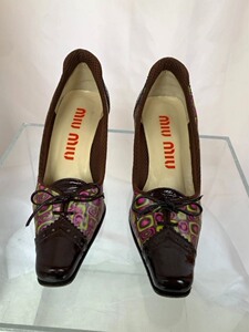 miumiu 00s 迷幻玛丽珍 酒杯跟 中古vintage