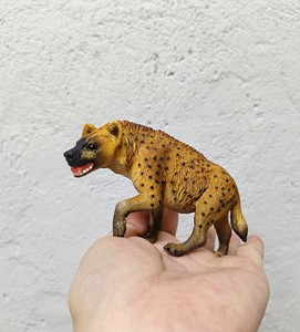 Safari Ltd美国正品 非洲斑鬣狗 土狼 仿真动物模型