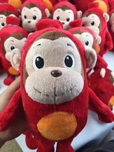 韩国动漫人物 可可蒙（香肠猴） 2种尺寸：35/25cm，买