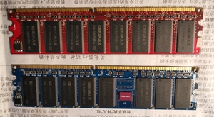 King max 内存条2个，DDR400，提炼金