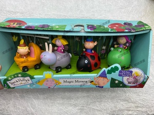 出口班班和莉莉的小王国本和霍利的小王国情景套装玩具回力车盒装