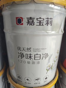 嘉宝莉漆 净味白净120 墙面漆 处理