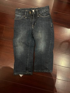 BabyGap中腰直筒牛仔裤，18-24个月，90cm,男款