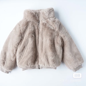 COUNTRY ROAD女童冬季彷皮草外套，全新未穿过，6岁