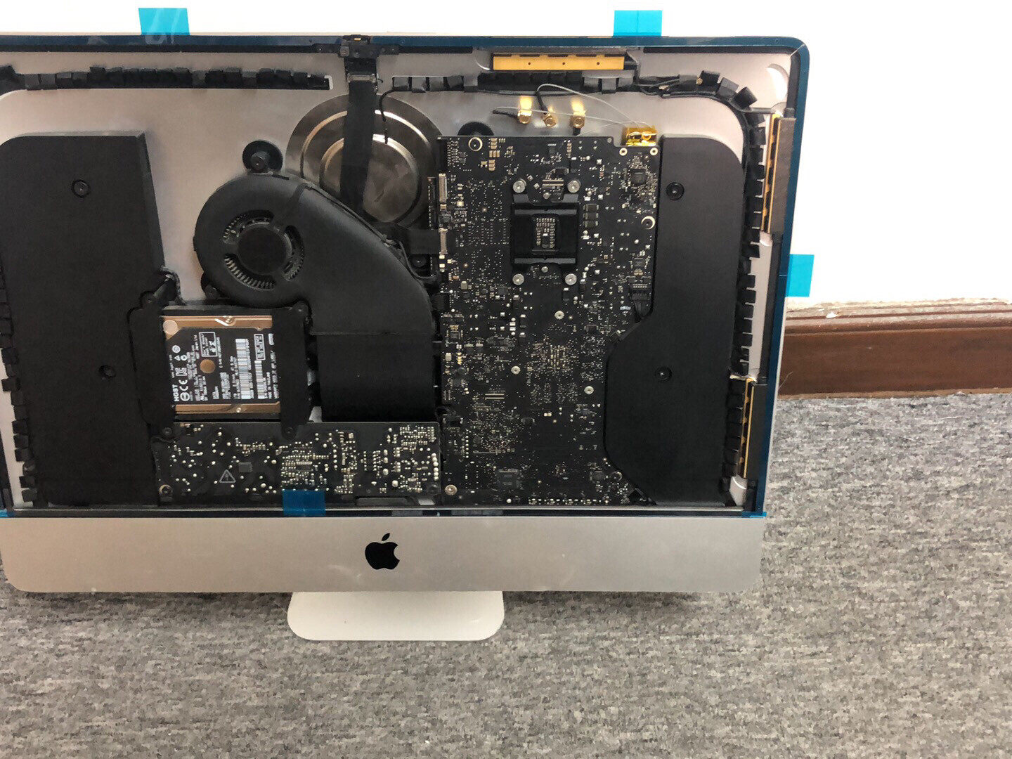 a1418一体机拆机配件主板电源板风扇cpu后壳