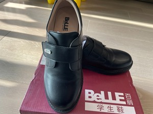 Belle百丽专柜正品购入儿童 黑色皮鞋 男童 学生鞋 37