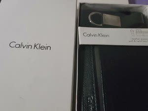 美国正品Calvin Klein男士真皮短款CK钱包青年学生