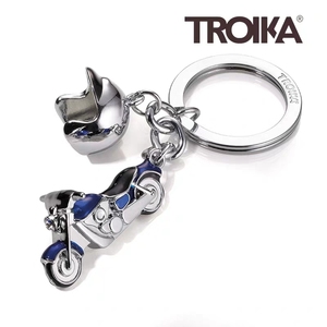 全新正品德国troika摩托车头盔钥匙扣创意钥匙链机车挂件