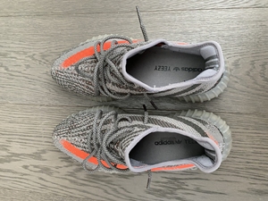 正品 Yeezy Beluga 初代350 灰橙 44.5码