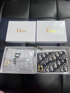 Dior专柜赠品老花纹卡包钱包 短款 托朋友从渠道拿的 当时