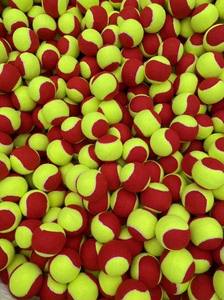 大红球，儿童减压网球，减压百分之75.