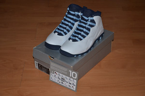 Air Jordan 10 Retro AJ10 白蓝 北卡