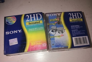 Sony索尼2HD3.5英寸软磁盘(五彩）
