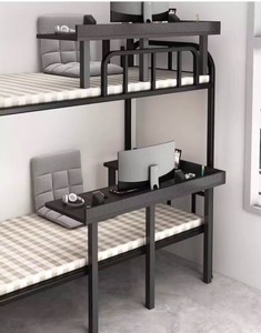 厂家订做床上转角电脑桌宿舍上下铺床上桌台式电竞桌拐角书桌子懒