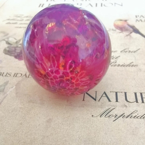 紫色爆珠大球形树脂亚克力中古戒指复古vintage孤品日本回