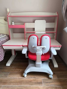 护童书桌椅 吉象系列 芭比粉高书架 DL120YAE CL2