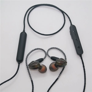 新品批发耳挂式运动蓝牙耳机可插拔带线控MMCX接口通用舒尔耳