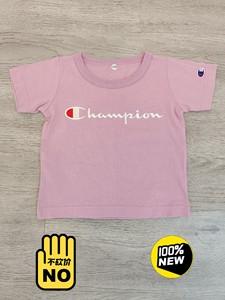 日单Champion冠军儿童短袖T桖 男女同款tee 纯棉面