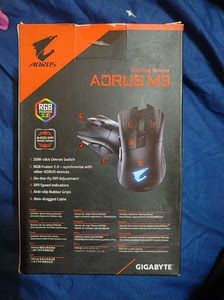 全新原封技嘉Aorus M3 RGB有线USB游戏鼠标，【售