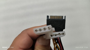 台式机电脑电源STAT串口线连接线，光驱电源串口SATA连接