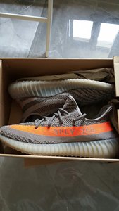 Adidas yeezy椰子350初代350V2 老款灰橙