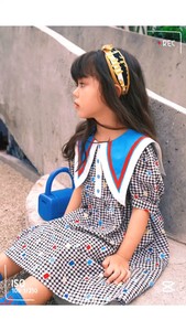 #草莓家族 日韩系网红品牌童装夏季新款男童短袖t恤女童连衣裙