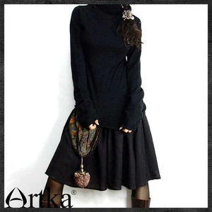 artka阿卡✨冬装*100%山羊绒收身高领衫-加厚。