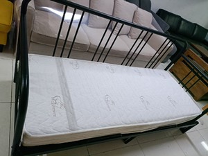 宜家费多斯沙发床，带图中折叠棕垫，所见即所得，实物拍摄
