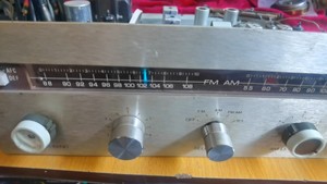 原装美国EICO  ST96电子管AM FM收音头，品相一般